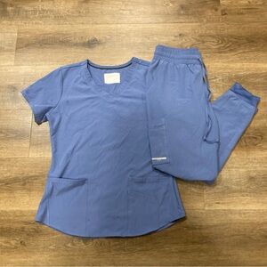 !SALE! Light Blue Scrub Set by Barco